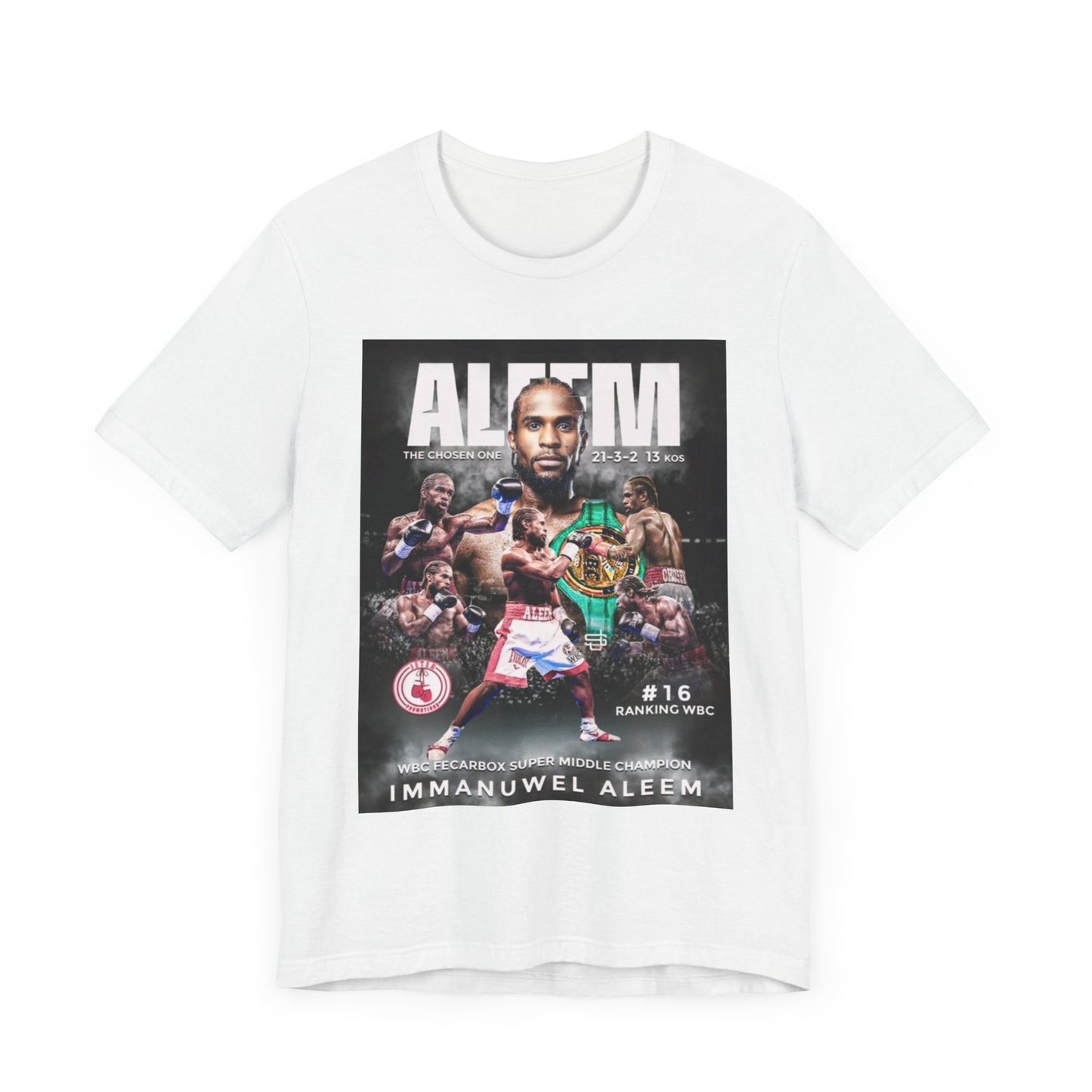 Boxing Tee - #16 WBC World Ranked Professional Boxing Tee for Immanuwel Aleem