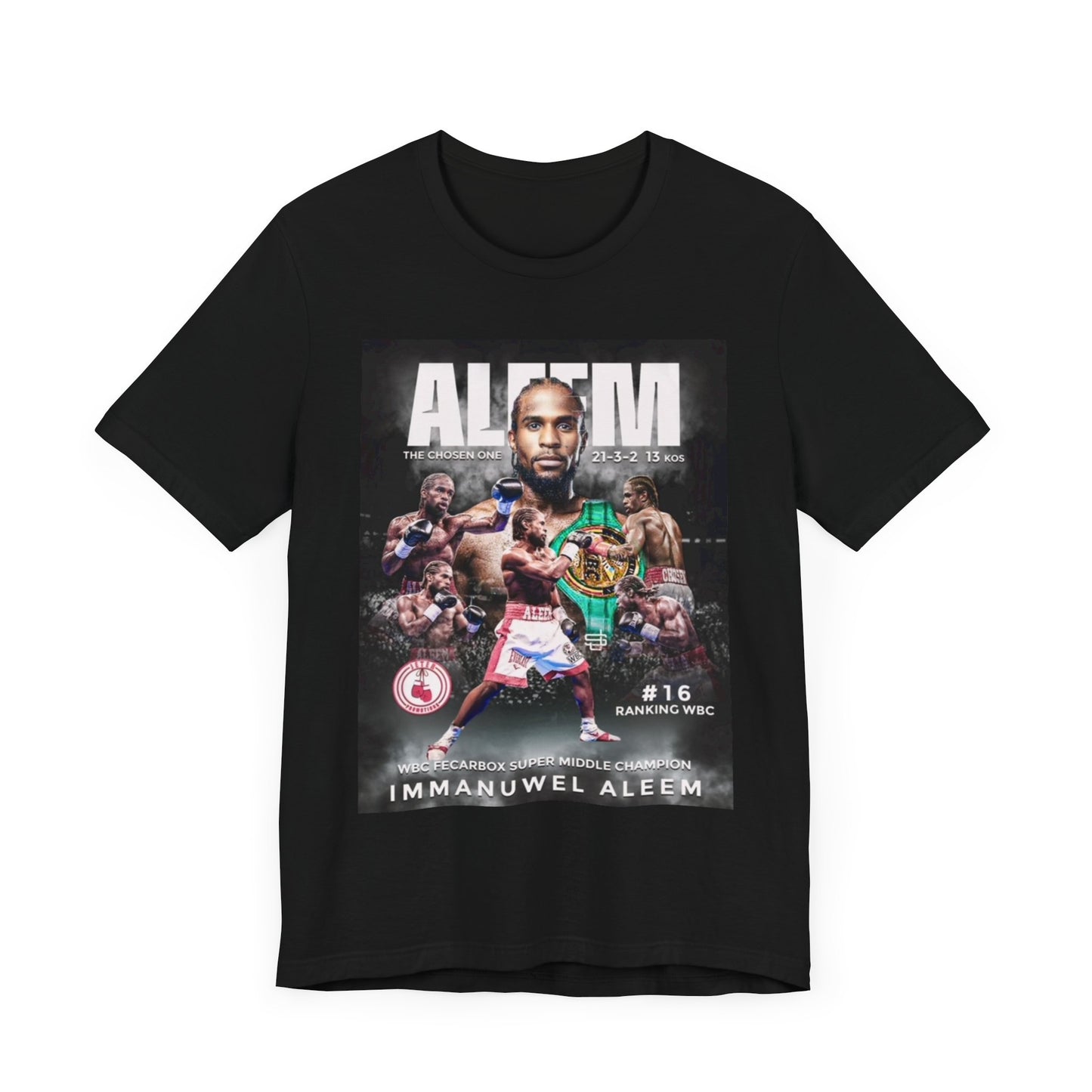 Boxing Tee - #16 WBC World Ranked Professional Boxing Tee for Immanuwel Aleem