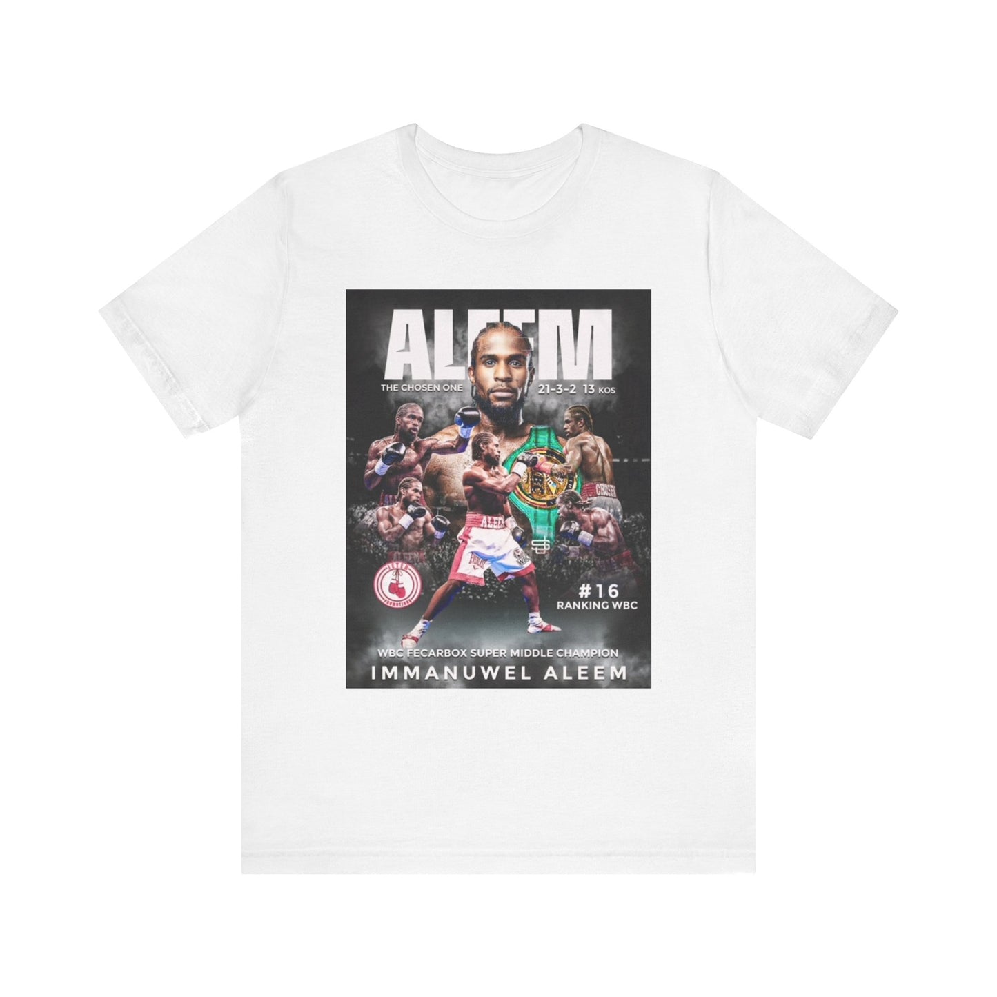 Boxing Tee - #16 WBC World Ranked Professional Boxing Tee for Immanuwel Aleem