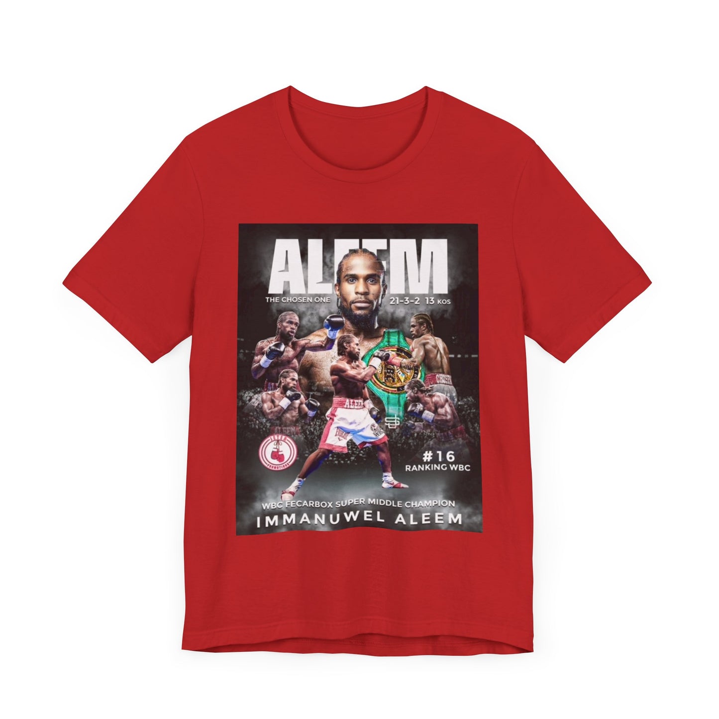 Boxing Tee - #16 WBC World Ranked Professional Boxing Tee for Immanuwel Aleem